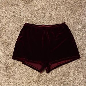 OG American Apparel Velvet Hot Pants